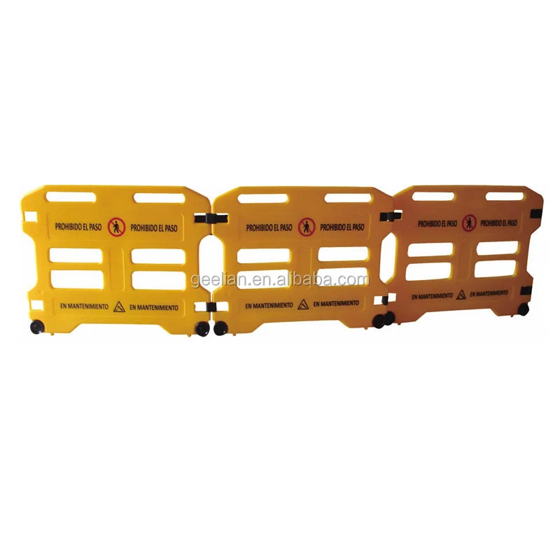 Durable Plastic Traffic Safety Road Barrier with 3 Years Quality Guarantee
