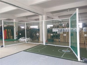 durable safe Inflatable cricket practice tunnel net