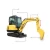 Import Earth Moving Equipment 2.5 Tons Zero Tail Mini Excavator With Japan Engine from China