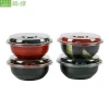 Easy Green Wholesale PP Microwave 700ml Hot Disposable Food Packaging Round Soup Bowl