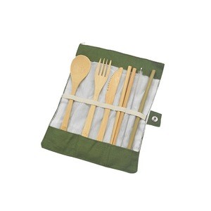 Eco-Friendly Bamboo Dinnerware Spoon Knife and Fork