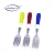 Import Eco-friendly cutlery set 6PC home use economy tableware flatware set forks with colorful plastic handle from China