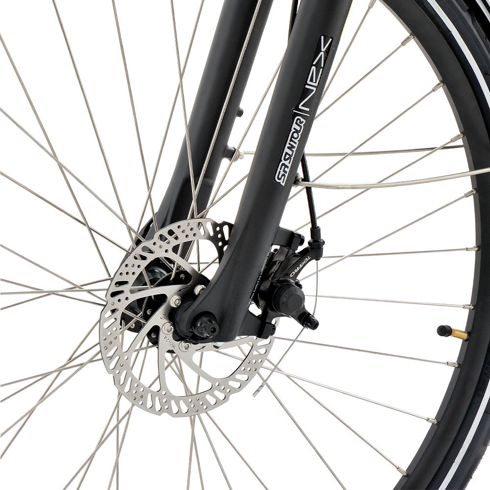 Buy Economical 700*35c Rear Derailluer E-bike With Shimano 7-speed ...