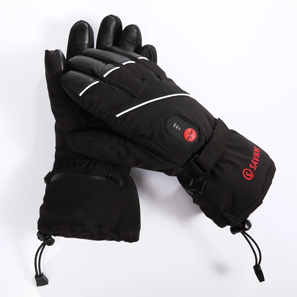 Electric Warming Gloves Heated Winter Hand Gloves for Snowmobile