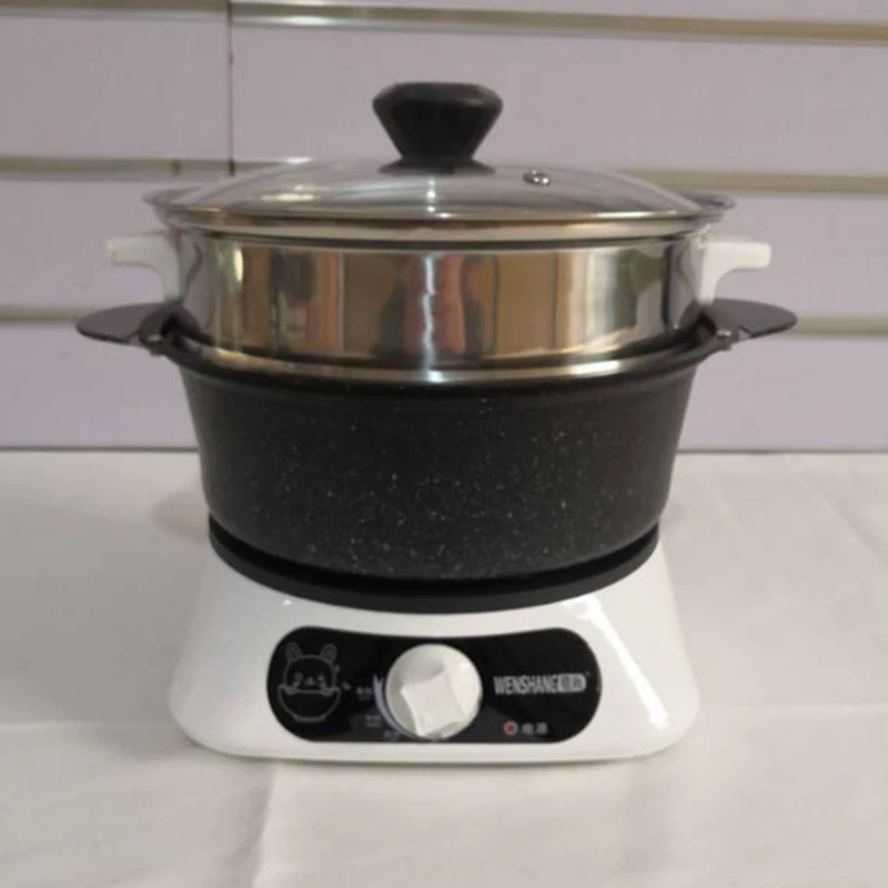 Electronic Boiling Pot with steamer