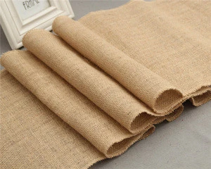 Elegant Jute Table Runner Burlap Table Cloth Wedding Party home Decoration Tablecloth table runners