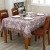 Import Embroidered tablecloth round coffee table chair cushion set garden chair cover from China