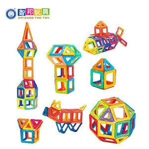 EN-71 ASTM Certifications Learning toy plastic magnetic building blocks with running ball,early learning toys