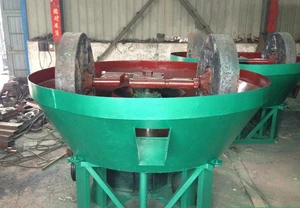 Energy saving gold mining equipment/ gold grinding wet pan mill for sale