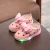 Import ENJOY Fashion Rhinestones lights Kids cartoon bow LED Luminous Soft Bottom Girls baby shoes from China