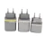 Import EU/AU/UK/US plug travel adapter phone accessories USB wall charger from China