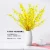 Import European and American style table decoration white ceramic vase for home decor with 8 Artificial flowers from China