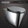 European Luxury Stainless Steel Wall-Hung Toilet Bowl for jail cell
