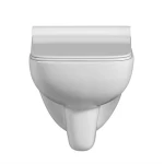 European sanitary ware P-trap washdown flushing  rimless wall mounted toilet ceramic wc wall hung toilets with bidet