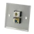 Import F Connector 86 type rj45 cat6 keystone jack faceplate,wall socket universal from China
