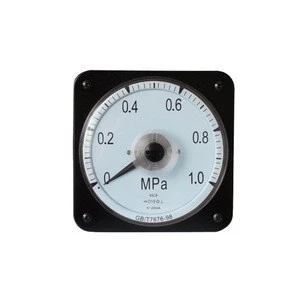 F72-DC Analog pressure gauges, panel mounting 4-20mA MPa Bar cheap Pressure Gauges
