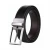 Import Factory Custom Men&#x27;s Black Brown Double Side Reversible Rotated Buckle Genuine Leather Belt  for men from China