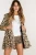 Import Factory Customized 2018 Women Fashion Winter Faux fur leopard coat from China