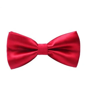 Factory Direct Cheap Price Polyester Self Bow Tie For Men