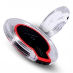 Factory direct sale QI wireless phone charger LED light smart wireless mobile phone charger