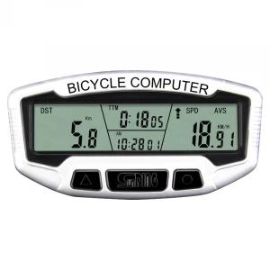 Factory direct sales Bike Computer Wired Bicycle Speedometer  Speed Sensor Mph Indoor Outdoor Exercise Rainproof