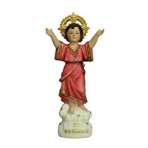 Factory directly catholic religious craft souvenirs figurine resin baby jesus statue