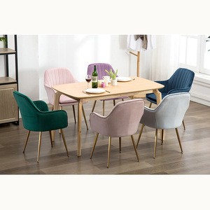 Factory Directly Modern Dining Room Chair with Golden Legs