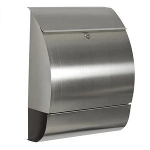 Factory High Quality Custom Horizontal Small Metal Stainless Steel Wall Mailboxes