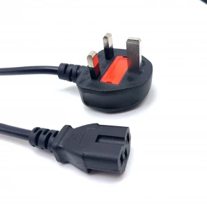 Factory Price 3 Pin Ac Pc Power Supply Lead Cable For Computer And Laptop