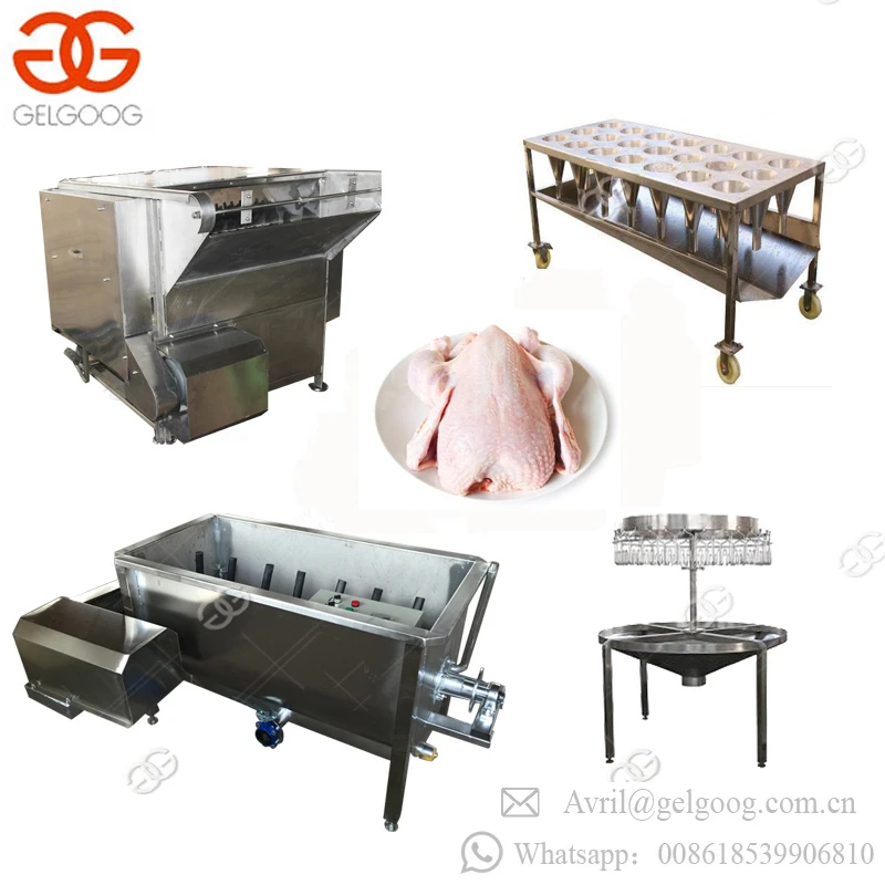 Factory Price Automatic Poultry Eviscerating Table Quil Plucker Chicken Cutting Machine Butcher Equipment
