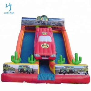 Factory price Children air jumping trampoline bouncing castle combo inflatable bouncer slide