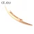Import Factory price long curved metal barrettes hair pins hammered effect women hair accessories clips from China