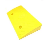 Factory price traffic outdoor PVC material  yellow rubber car curb ramp road ramps kerb ramp