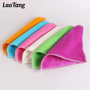 Factory Price Wholesale And Retail  Wood Fiber Kitchen Cleaning Cloth Detergent Free Eco Friendly Dish Towel