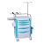 Import Factory sale direct abs plastic steel hospital furniture medical emergency trolley with drawers from China