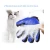 Import Factory sell five finger pet grooming glove silico Deshedding pet cat dog touch grooming glove from China