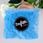 Factory supply 1cm Round Tissue Paper Confetti for wedding Party Decoration clear balloon filler