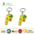 Import Factory supply promotional custom 3D eco-friendly pvc silicone glue animal monkey keychains from China