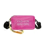 Fashion Custom Mini Girl Clear Transparent Crossbody Messenger Bags