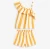 Import Fashion Design One Shoulder Children Girls Summer 2pcs Clothing Set from China