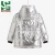 Fashion Design Waterproof Silver Color Baby Boys Winter Jacket Coat With Zipper