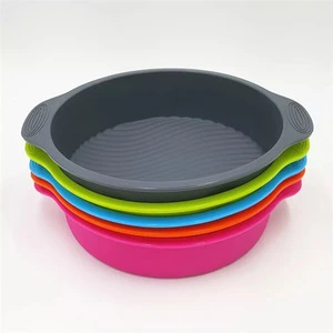 Fashion Designed 9 Inch Round silicone microwave cake Pan