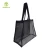Fashion Foldable Storage PP Webbing Handle Black Travel Polyester Mesh Shopping Tote Bag With Zipper