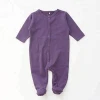 Fashion footie organic cotton baby clothes cute newborn baby romper for new design
