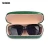 Import Fashion high end mental pu sunglasses case with digital printing from China