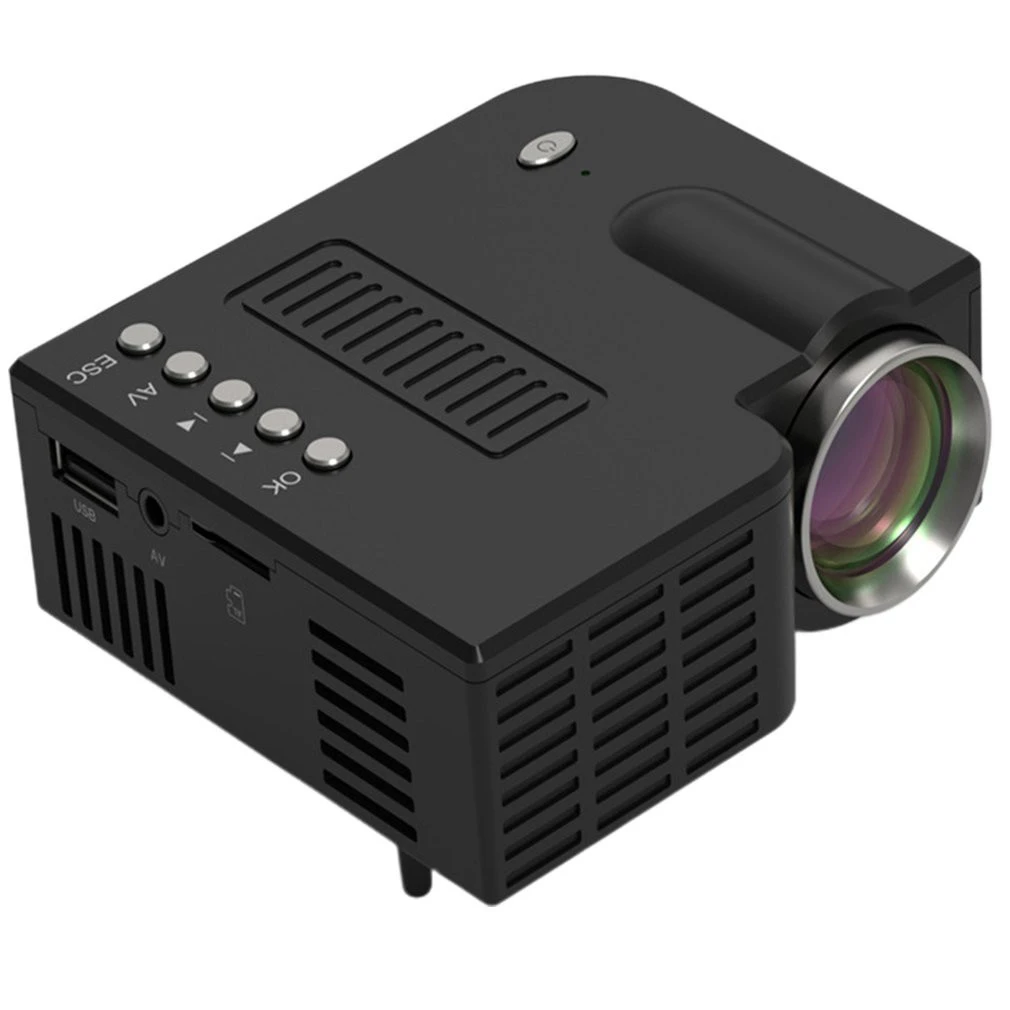Fashion Media Player UC28C 16.7M Portable Video mini Led smart projector for Home Theater Cinema Office Supply