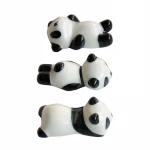 Fashion Tableware Ceramic Chopstick Fork Spoon Rest Kitchen Chopsticks Chopstick Holders Rack Panda Care Custom Ceramic 500 Pcs