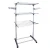 Import Fashion Three Tiers Cloth Drying Rack  Iron Powder Coating Clothes Dryer Rack Household Multifunctional Clothes Drying Racks from China