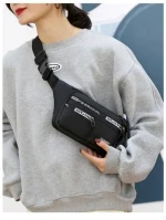 Fashion Young Men Chest Bag Boy Sports Outing Weekends Waist Bag Exercise Sports Fanny Pack