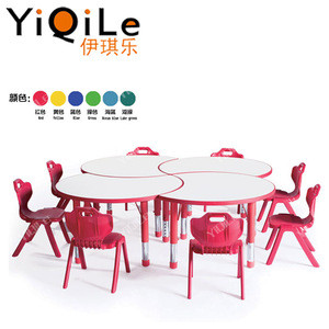 fashionable children table and chair set top design kindergarten classroom furniture for kids cute kids table and chair used